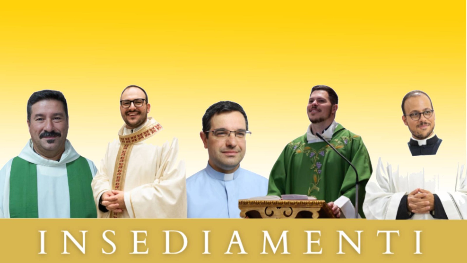 Cinque nuovi insediamenti nelle parrocchie della Diocesi di Ragusa: a settembre le Messe di inizio ministero