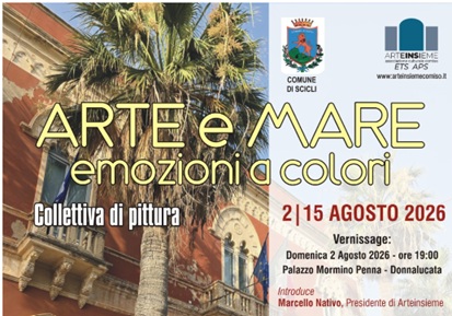 Arte e mare: emozioni a colori: mostra di Arteinsieme a Palazzo Mormino Penna di Donnalucata