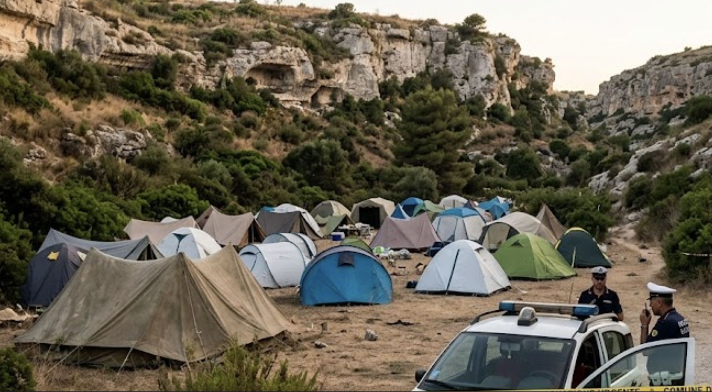 Cava d’Ispica, cinghiali tra le tende del campo scout: evacuati circa 100 ragazzi
