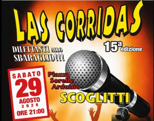 “La Corridas”, a Scoglitti la 15° edizione della kermesse di musica e spettacolo. Sul palco dieci artisti dilettanti