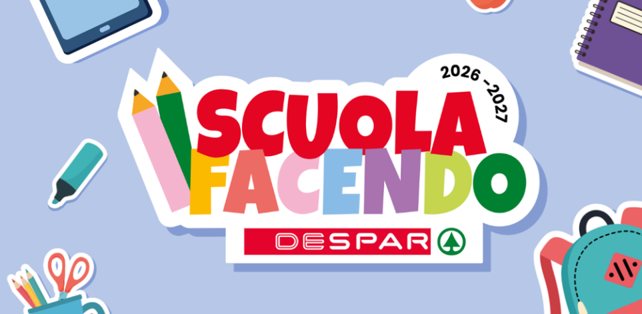 Despar torna a scuola: in Sicilia riparte Scuolafacendo, premi e Buoni per gli istituti