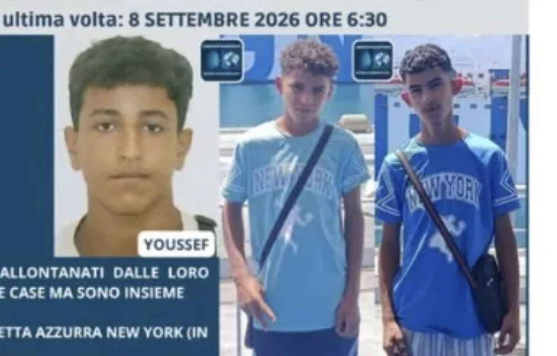 Ritrovati a Milano Youssef, Ayoub e Yakoub: i tre minorenni erano fuggiti dalla provincia di Ragusa