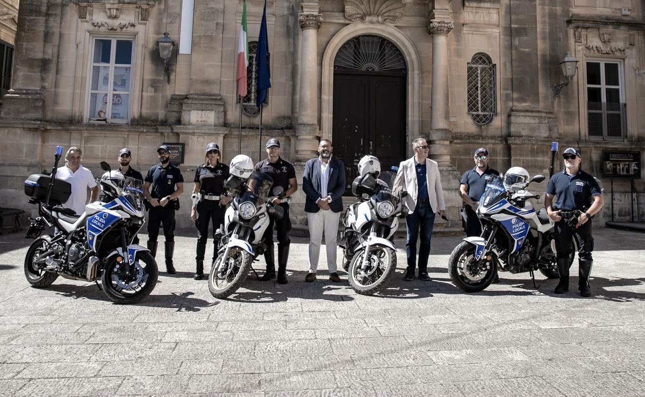 Arrivano due nuove motociclette per la Polizia Locale di Ragusa