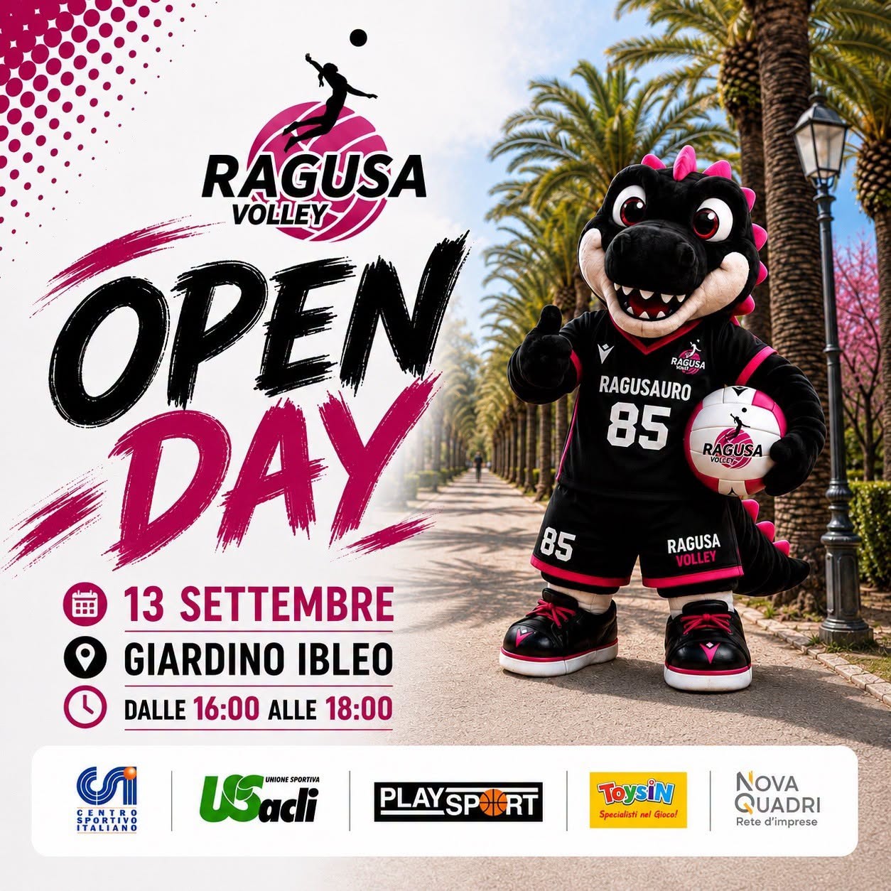 Ragusa Ibla si veste di sport: open day del Ragusa Volley