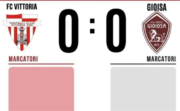 Il Vittoria non sa più vincere: solo pari contro l’Athletic Gioiosa