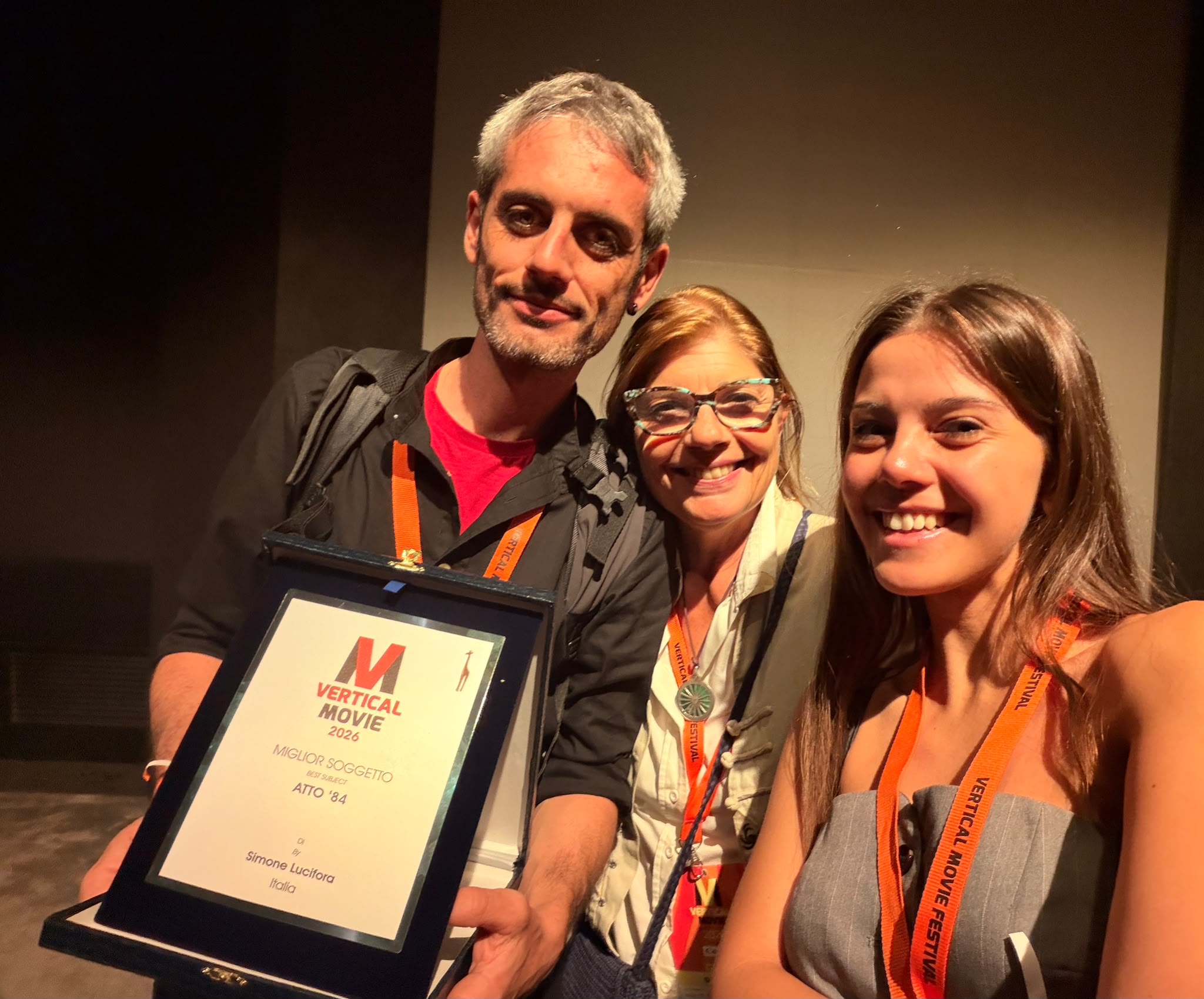 Simone Lucifora vince il “Miglior soggetto” al VerticalMovie 2026 narrando il teatro