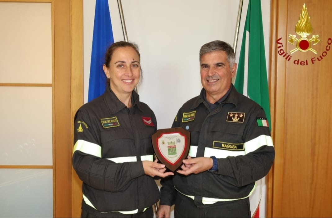 Per la prima volta nella storia di Ragusa, una donna tra i 17 nuovi vigili del fuoco