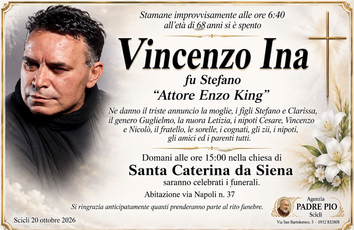 Necrologi: E’ deceduto Enzo Ini