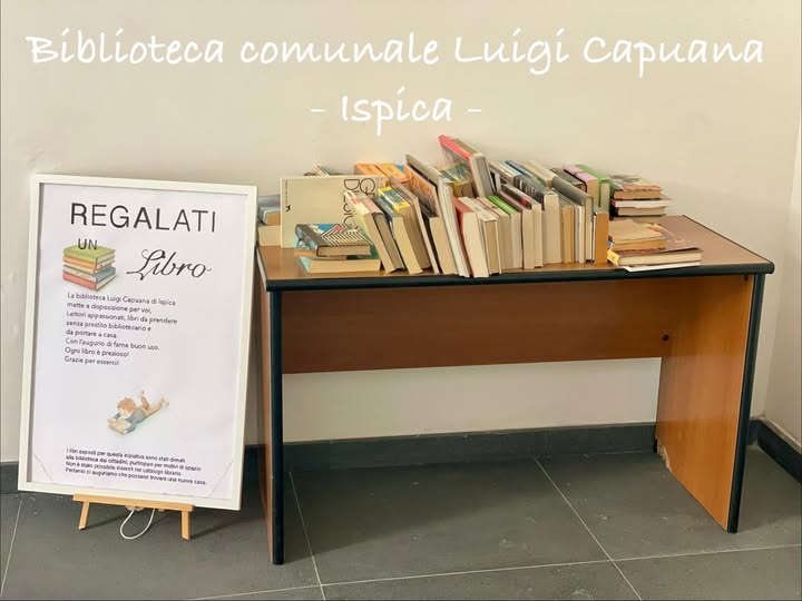 Regalati un libro:  alla Biblioteca comunale “Luigi Capuana” di Ispica c’è un corner cui attingere
