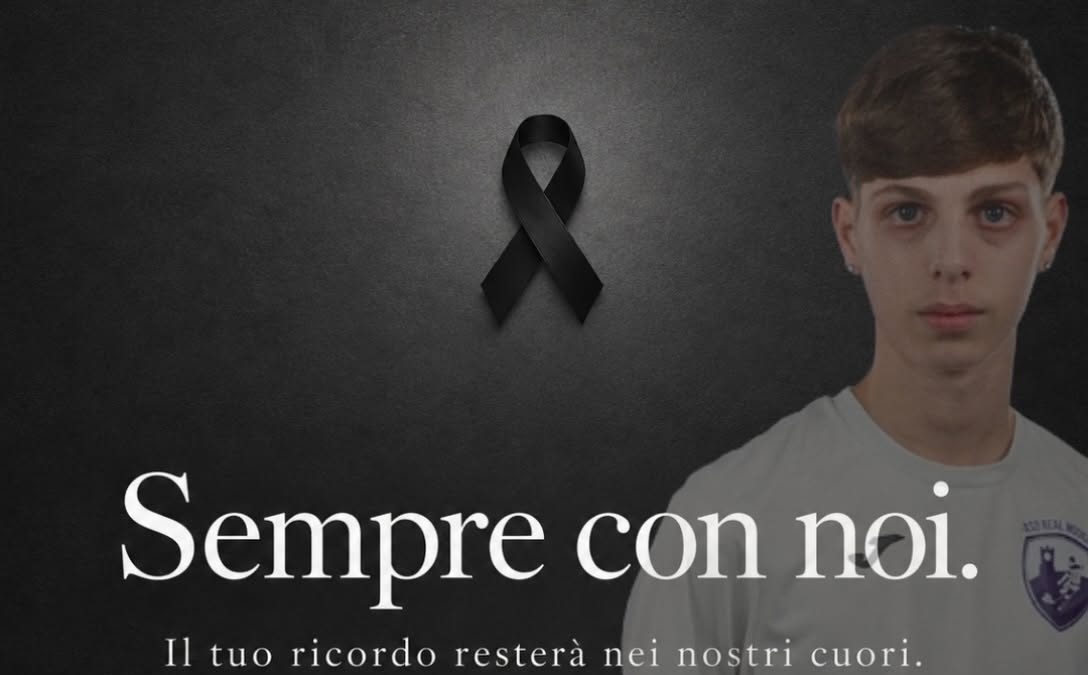 Modica piange Stefano, morto a 16 anni: il dolore della città e il ricordo del Real Modica