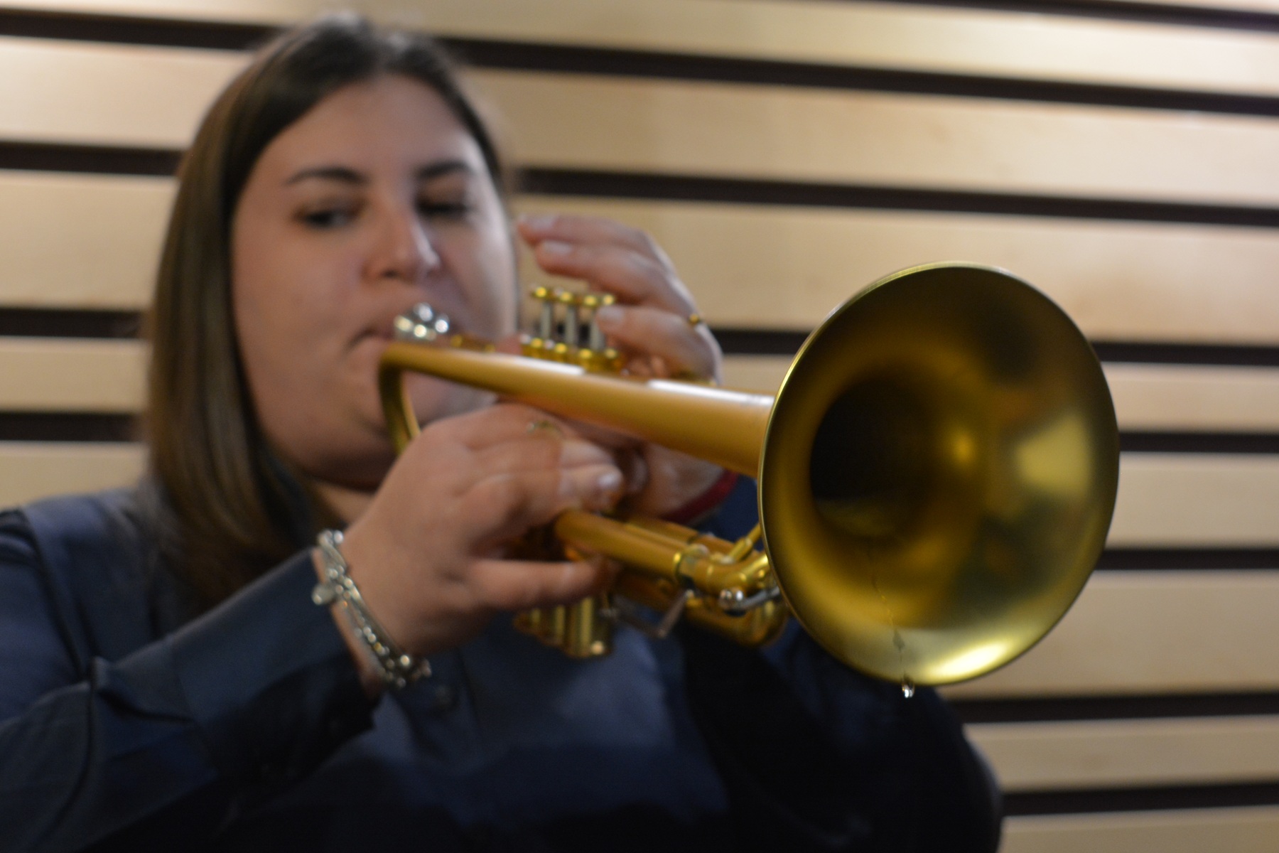 Ha reimparato la tromba con la sinistra: Valentina Cappello in concerto a Comiso